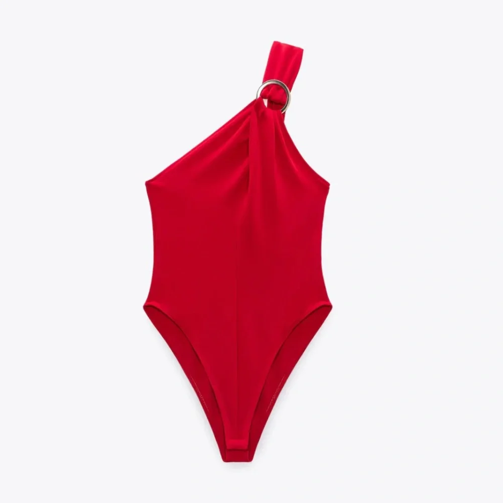 ZARA RING TRIM CROSS STRAP BODYSUIT - Picture 4 of 6